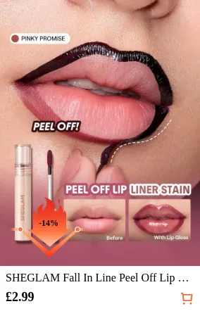 SHEGLAM Fall In Line Peel Off Lip...