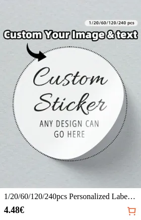 1/20/60/120/240pcs Personalized...