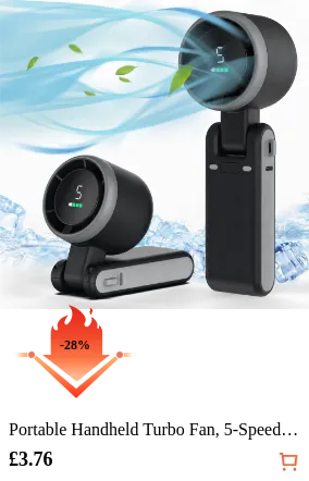Portable Handheld Turbo Fan 5...