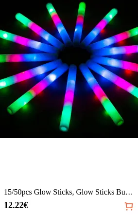 15/50pcs Glow Sticks Glow Sticks...