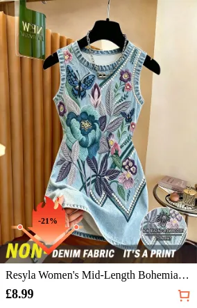 Resyla Women s Mid-Length Bohemian...