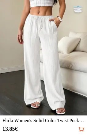 Flirla Women s Solid Color Twist...