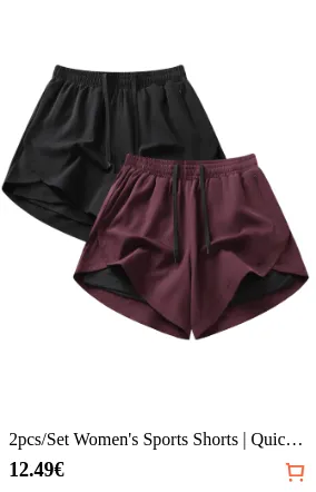 2pcs/Set Women s Sports Shorts |...