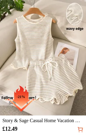 Story & Sage Casual Home Vacation...