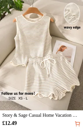 Story & Sage Casual Home Vacation...