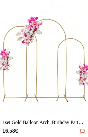 1set Gold Balloon Arch Birthday...