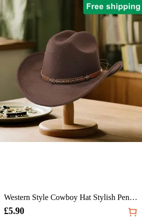 Western Style Cowboy Hat Stylish...