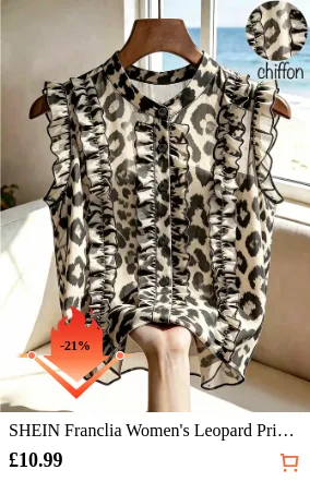 SHEIN Franclia Women s Leopard...