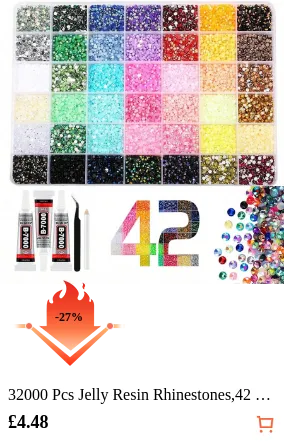 32000 Pcs Jelly Resin Rhinestones...