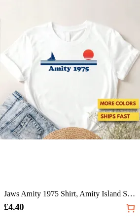 Jaws Amity 1975 Shirt Amity Island...