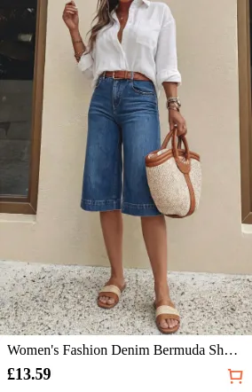 Women s Fashion Denim Bermuda...