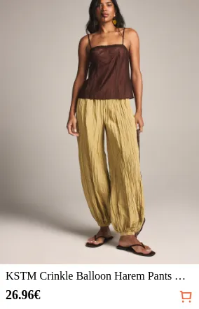 KSTM Crinkle Balloon Harem Pants...