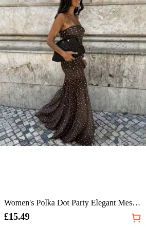 Women s Polka Dot Party Elegant...