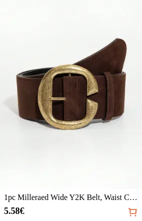 1pc Milleraed Wide Y2K Belt Waist...