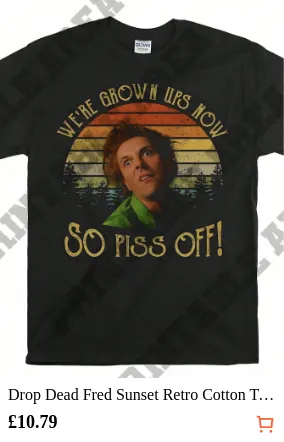 Drop Dead Fred Sunset Retro Cotton...