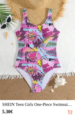 SHEIN Teen Girls One-Piece...