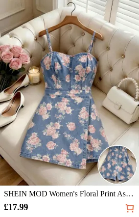 SHEIN MOD Women s Floral Print...