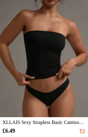 XLLAIS Sexy Strapless Basic...