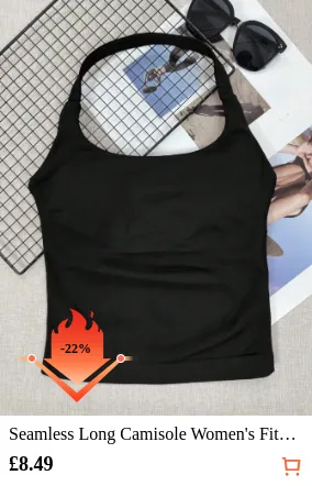 Seamless Long Camisole Women s...