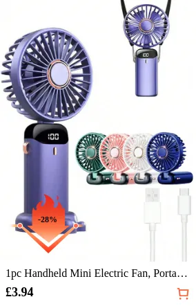 1pc Handheld Mini Electric Fan...