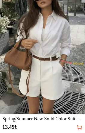 Spring/Summer New Solid Color Suit...