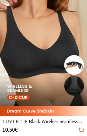 LUVLETTE Black Wireless Seamless...