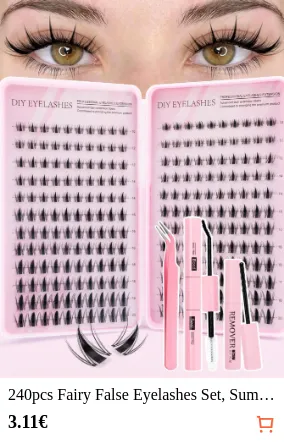 240pcs Fairy False Eyelashes Set...