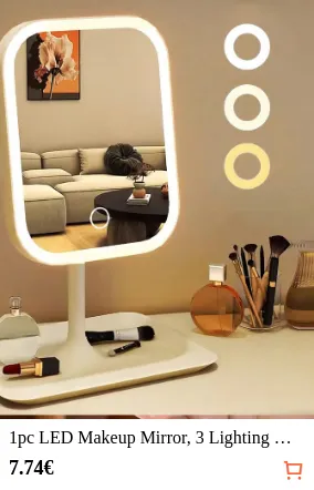 1pc LED Makeup Mirror 3 Lighting...
