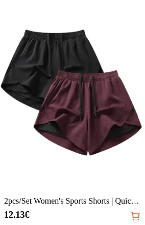 2pcs/Set Women s Sports Shorts |...