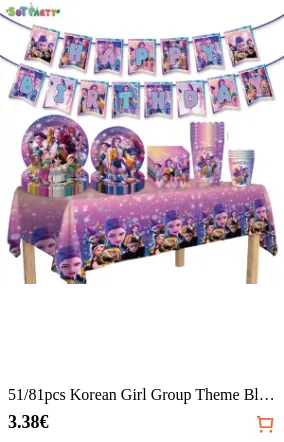 51/81pcs Korean Girl Group Theme...