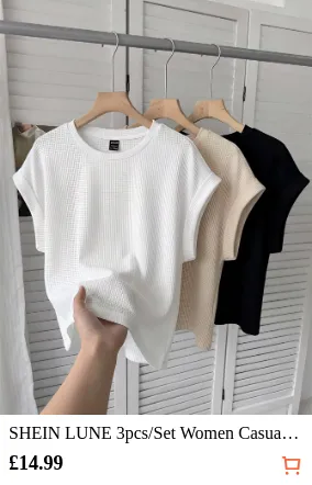 SHEIN LUNE 3pcs/Set Women Casual...