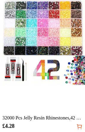 32000 Pcs Jelly Resin Rhinestones...
