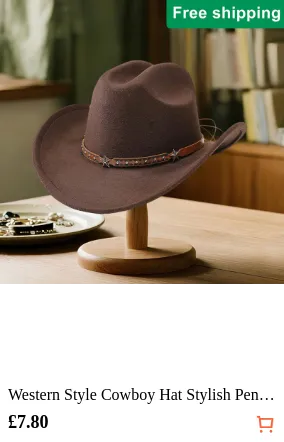 Western Style Cowboy Hat Stylish...