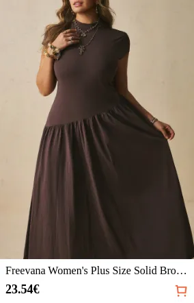 Freevana Women s Plus Size Solid...