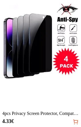 4pcs Privacy Screen Protector...