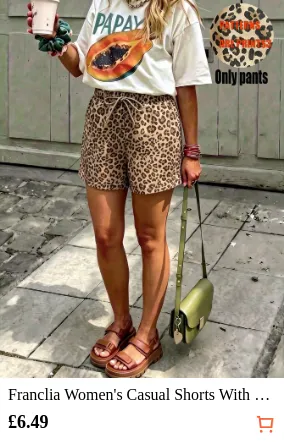 Franclia Women s Casual Shorts...