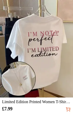 Limited Edition Printed Women T...