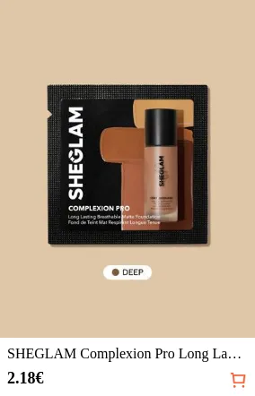 SHEGLAM Complexion Pro Long Lasting Breathable Matte Foundation Sample-Deep Brand Beauty Cosmetic Makeup For Women And Girls