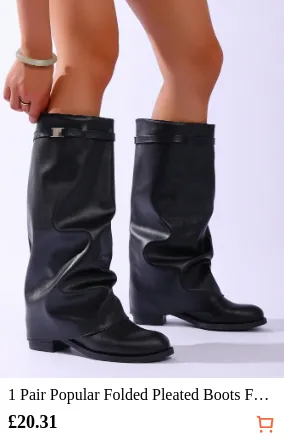 1 Pair Popular Folded Pleated...