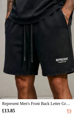 Represent Men s Front Back Letter...