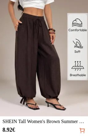 SHEIN Tall Women s Brown Summer...