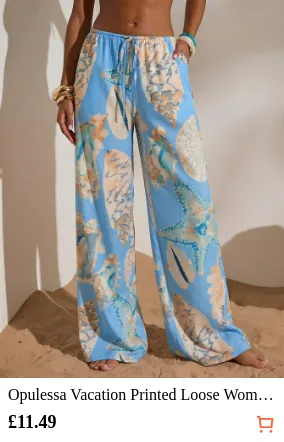 Opulessa Vacation Printed Loose...