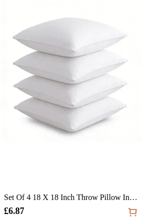 Set Of 4 18 X 18 Inch Throw Pillow...