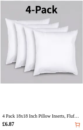 4 Pack 18x18 Inch Pillow Inserts...