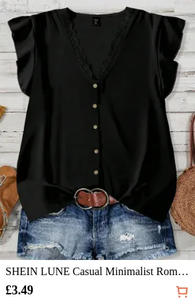 SHEIN LUNE Casual Minimalist...