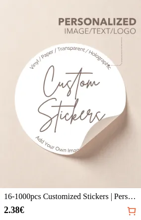 16-1000pcs Customized Stickers |...