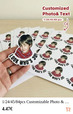 1/24/45/84pcs Customizable Photo &...
