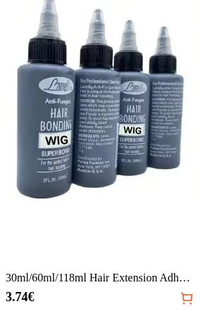 30ml/60ml/118ml Hair Extension Adhesive Glue - Invisible, Mold-Proof Lace Glue, Suitable For Hair Extensions And Braiding (Strong Bonding, Waterproof), Long Lasting