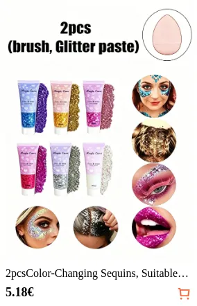 2pcsColor-Changing Sequins...