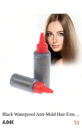 Black Waterproof Anti-Mold Hair Extension Glue Strong Adhesion Perfect Fixation For Lace Wigs And Hair Extensions For Women